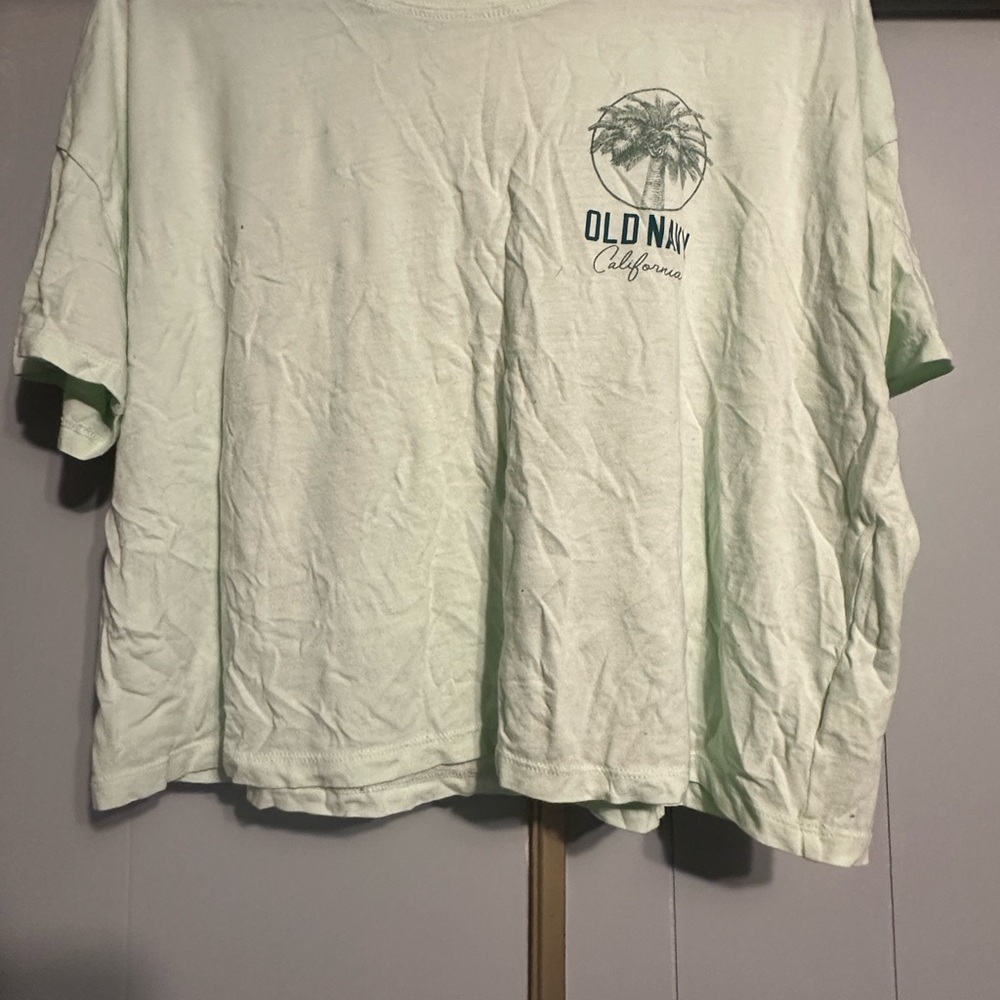 Old Navy Light Green T-Shirt